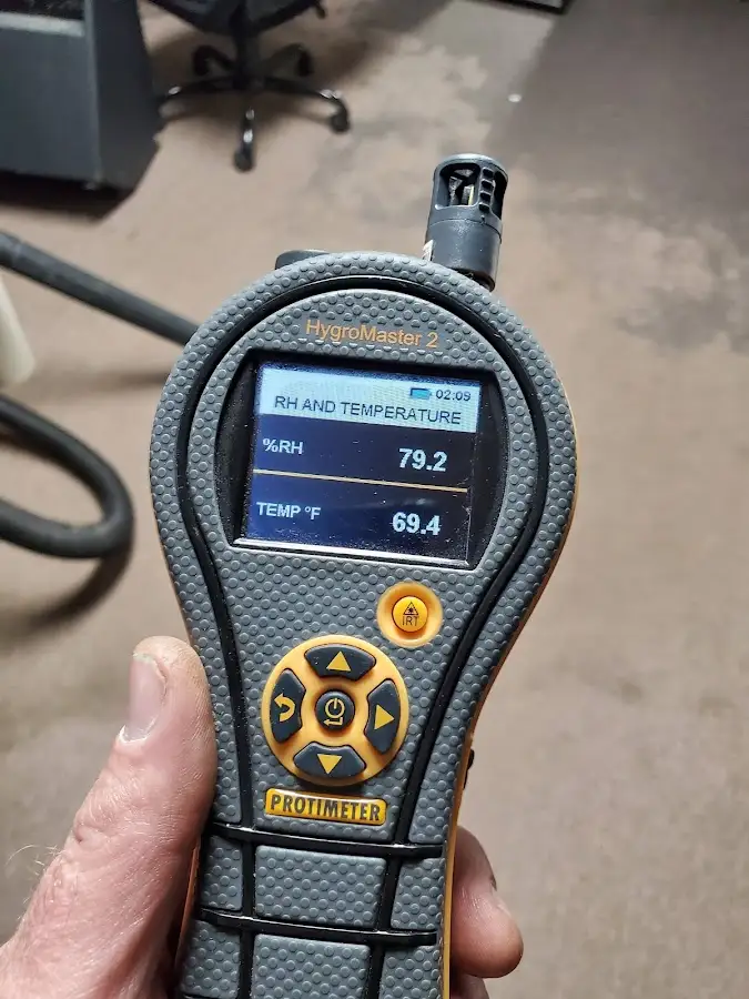 Moisture meter humidity assessment for Fire & Smoke Damage Restoration in Manteca